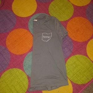 Grey home short sleeve t
